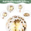 35-Piece Retro Dusty Pink & Sage Green Balloon Set – Gold Confetti for Parties & Showers - Image 3
