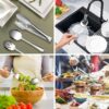 17-Piece Stainless Steel Serving Utensils Set – Spoons, Forks, Tongs, Cake Server & More for Buffet & Catering - Image 3