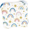 100 Boho Rainbow Cocktail Napkins – Disposable Paper Napkins for Sun, Moon & Stars Themed First Birthday Party - Image 3