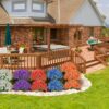 21 Bundles Purple Outdoor Artificial Flowers – UV Resistant Faux Silk Plants for Porch, Garden & Window Box Decor - Image 3