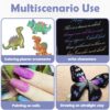 18-Color Glitter Watercolor Set – Metallic & Chameleon Paints with Brush & Paper - Image 4