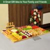 Set of 4 Charcuterie Boards – Cheese Serving Trays Gift Set, Perfect for Housewarming & Couples - Image 4