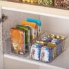 8 Pack Clear Food Storage Bins – 4-Compartment Organizers for Pantry, Fridge, Cabinet - Image 2