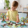 Earth Day Tree Craft Kits – DIY Environmental Decorations for Kids' Educational Activities (32 Pack) - Image 4