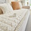 Fuzzy Couch Cover for Dogs – Washable, Non-Slip Sofa Protector with Geometric Jacquard Design - Image 5