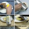 Handheld Cheese & Citrus Zester Grater – Stainless Steel Kitchen Tool for Salad, Baking & More - Image 2