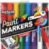 8 Acrylic Paint Pens – Washable Markers for Rock, Wood, Canvas & Crafts - Image 2