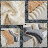 Fuzzy Couch Cover for Dogs – Washable, Non-Slip Sofa Protector with Geometric Jacquard Design - Image 3