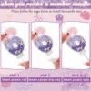 Mermaid Birthday Candle Set – 6-Pack with Number & Themed Candles (Tails & Shells) - Image 4