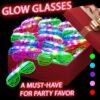 120 PCS Glow-in-the-Dark Party Glasses – LED Light-Up Neon Glasses for Raves, Birthdays, Weddings & More - Image 6