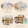 "Kids Bookshelf & Toy Storage Cabinet – 4-Tier Wooden Bookcase for Nursery & Playroom" - Image 6