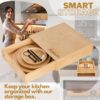 3-Tier Bamboo Cupcake Stand – Tiered Dessert Table Display & Serving Tray - Image 2