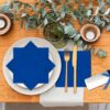80 PCS Blue 3-Ply Cocktail Napkins – Disposable Beverage Napkins for Parties, Bars, Picnics & Events - Image 3