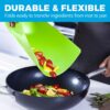 Bamboo Cutting Board Set – Includes 6 Color-Coded Plastic Boards with Food Icons for Easy Organization - Image 5