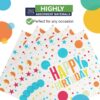 300PCS Happy Birthday Party Napkins – 2-Ply Colored Disposable Paper for Table & Lunch Use - Image 6