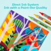 12-Color Acrylic Paint Markers – Brush Tip for Rock, Wood, Canvas & Crafts - Image 3