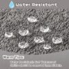 Non-Slip Couch Cover for 2-Cushion Sofa – Washable Sofa Protector for Pets (Grey, 71" x 118") - Image 4