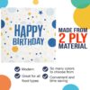 300 PCS Happy Birthday Disposable Napkins – 2-Ply Colored Paper Napkins for Parties, Lunch & Table Décor - Image 4