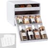 SpiceStack Adjustable Spice Rack – Pull-Down 24-Bottle Organizer with 104 Labels - Image 6