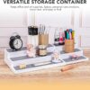 3-Tier Expandable Spice Rack Organizer – White/Grey Plastic, Adjustable 14.6"-25.8", 2 Pack - Image 5