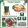 166PCS Football Birthday Party Decorations – Tableware, Balloons, Banner, Cake Topper & More for 25 Guests - Image 3
