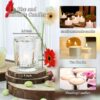 24 Pcs Mercury Silver Votive Candle Holders – Wedding & Party Decor - Image 4