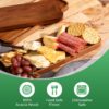 Set of 3 Solid Acacia Wood Serving Trays – 14x5.5" Rectangular Platters for Charcuterie, Appetizers & Cheese - Image 5
