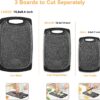 3-Piece Cutting Board Set – Large & Small, Dishwasher Safe with Juice Groove & Non-Slip Handle - Image 7