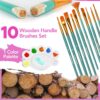 36-Color Acrylic Paint Set (2 fl oz) – Includes Fluorescent & Metallic Colors for DIY Art - Image 4