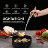 9-Piece 304 Stainless Steel Kitchen Utensil Set – Serving, Cooking Spoons, Fork, Spatula, Ladle & More - Image 6