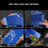 7-Piece Large Cutting Board Set – Acacia Wood & Plastic Mats with Holder, Juice Groove & Non-Slip Design - Image 7