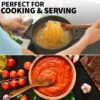 6-Piece Teak Wooden Cooking Spoon Set – Heat-Resistant, Lightweight & Non-Stick Safe - Image 7