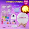 DIY 3D Moon Lamp Kit – Paint Your Own Space Night Light, Arts & Crafts for Kids 8-12, Birthday & Easter Gift - Image 4