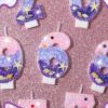 Mermaid Birthday Candle Set – 6-Pack with Number & Themed Candles (Tails & Shells) - Image 6
