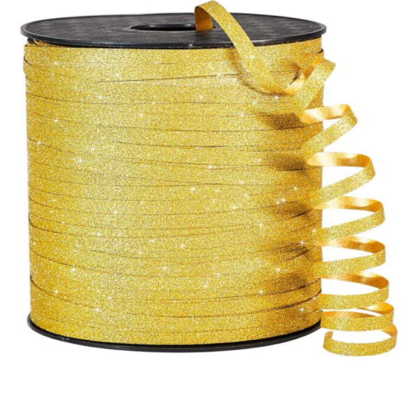 PartyWoo Gold Ribbon, 500 Yard Curling Ribbon for Crafts