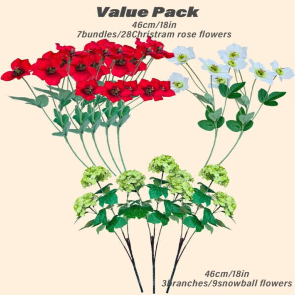 Handmade Artificial Silk Flower Bouquets for Home, Office & Wedding Decor