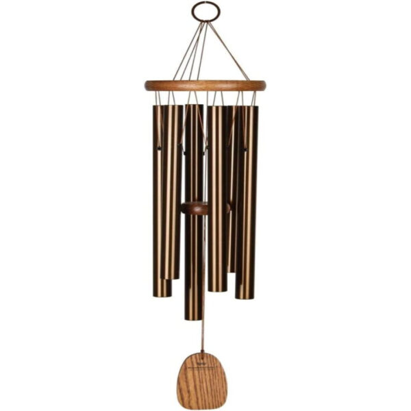 Amazing Grace 24" Wind Chime – Bronze Memorial & Inspirational Outdoor Decor for Patio & Garden