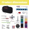 229-Piece Sewing Kit with Scissors, Needles & Accessories for Travel & Beginners - Image 2