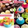 600-Count Mini Cupcake Liners – Colorful Icing Design Paper Baking Cups for Muffins, Candies & Chocolate - Image 2