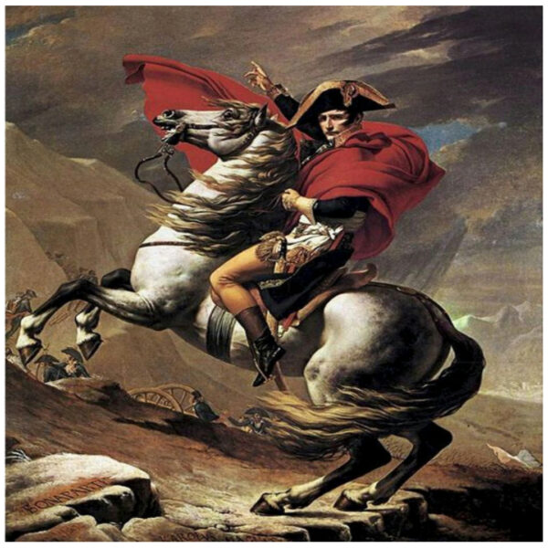 Paint by Number Napoleon Crossing the Alps by Jacques-Louis David 1801 - Paint by Numbers Famous Paintings Kit