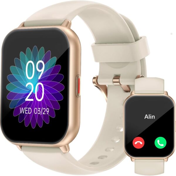 Smart Watch for Men & Women with Call Capability and Dual Bands, 1.8" Display