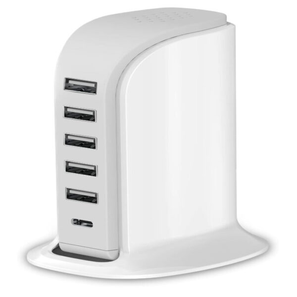 40W USB Charging Station 5-Port Multi Device Hub