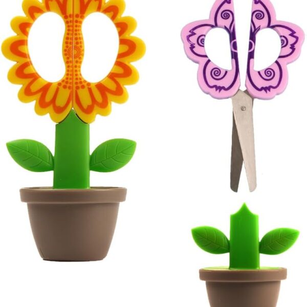 Flower Shaped Scissors 2 Pack for Needlework