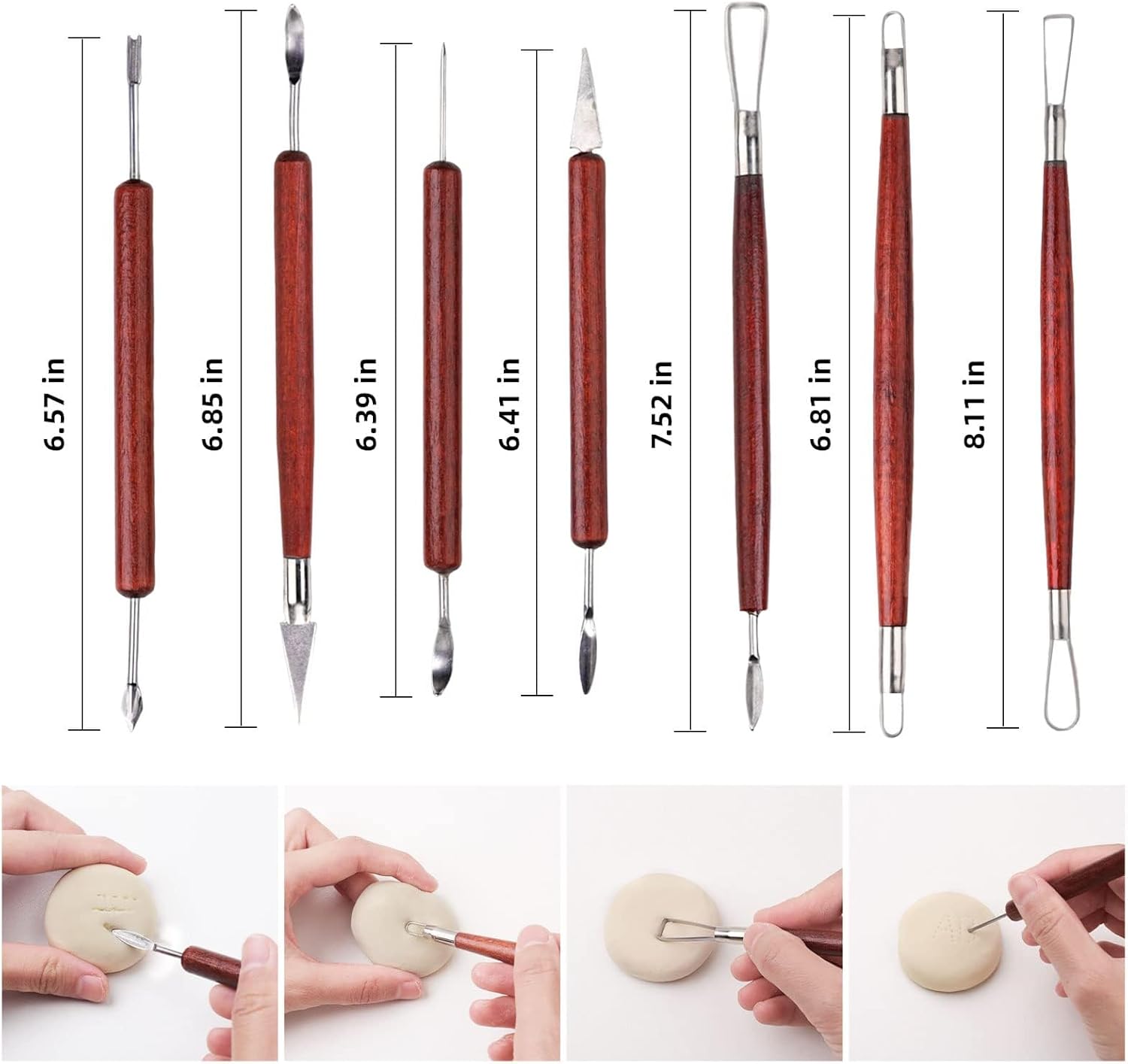 Clay Sculpting Tools Set Cutting Craft Accessories Kit - Image 3
