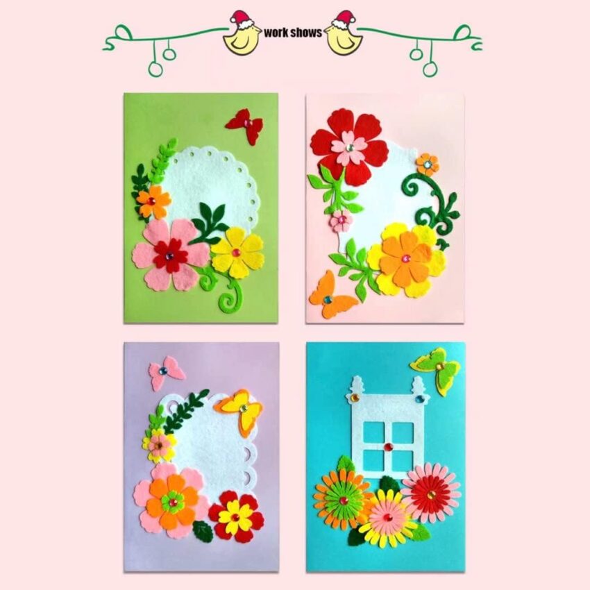 DIY Greeting Card Kit Kids Christmas Craft Set