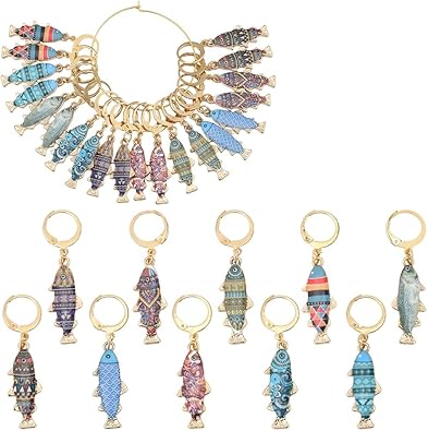 Colorful Ocean Animal Stitch Markers for Crocheting