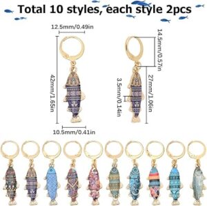 Colorful Ocean Animal Stitch Markers for Crocheting