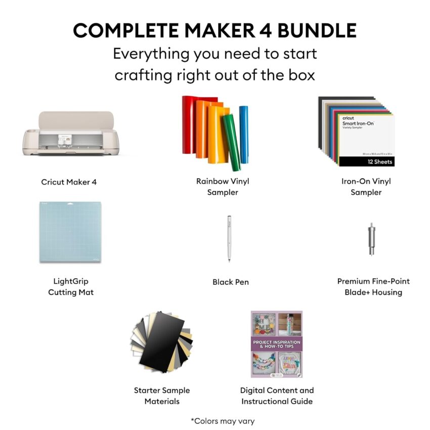 Smart Portable Vinyl Crafting Fabric Cutting Starter Kit