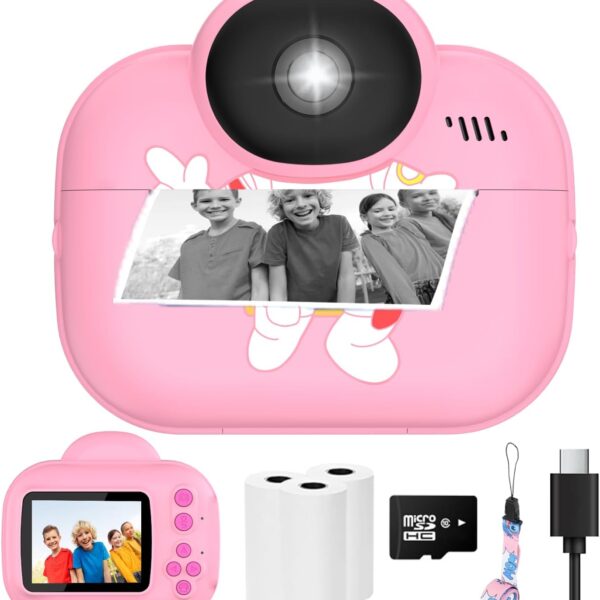 Kids Instant Print Camera HD Digital Craft Kit