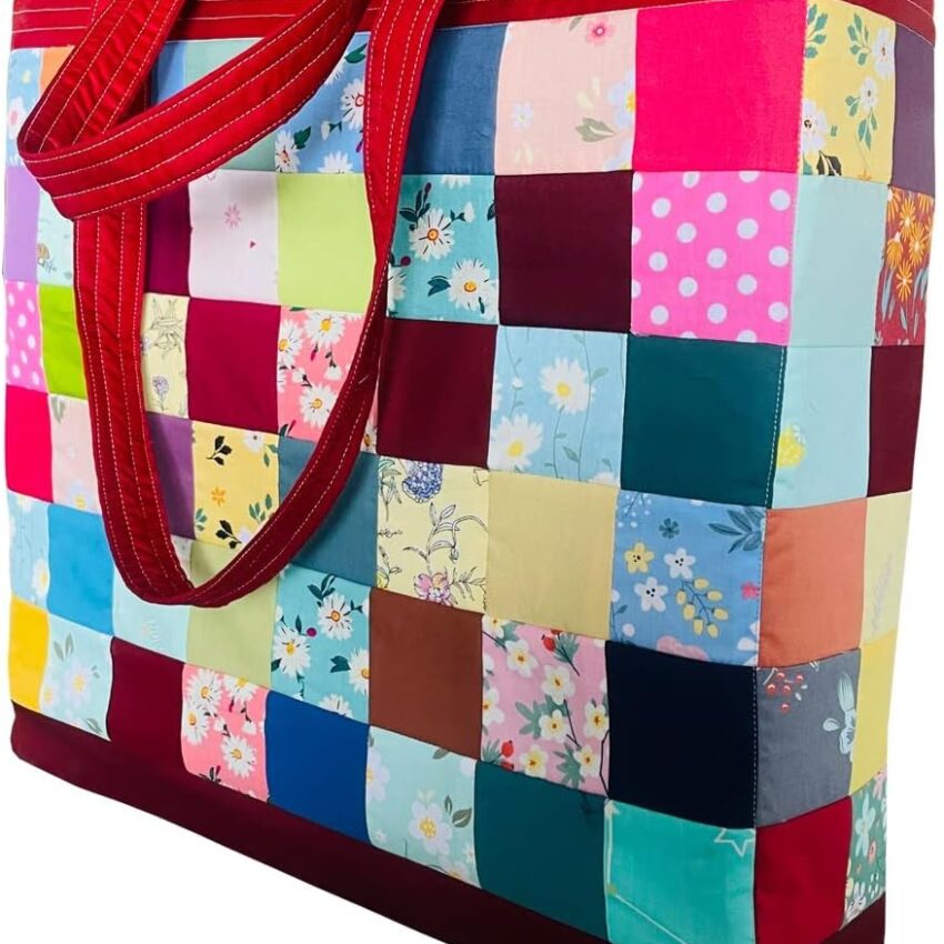Cotton Quilting Fabric Squares 50 Pack Floral